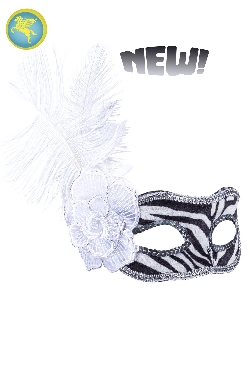 MASCHERA ZEBRATA LUSSO 